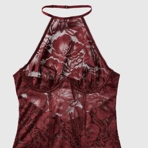 Brand new Sexy maroon bodysuit from lasenza